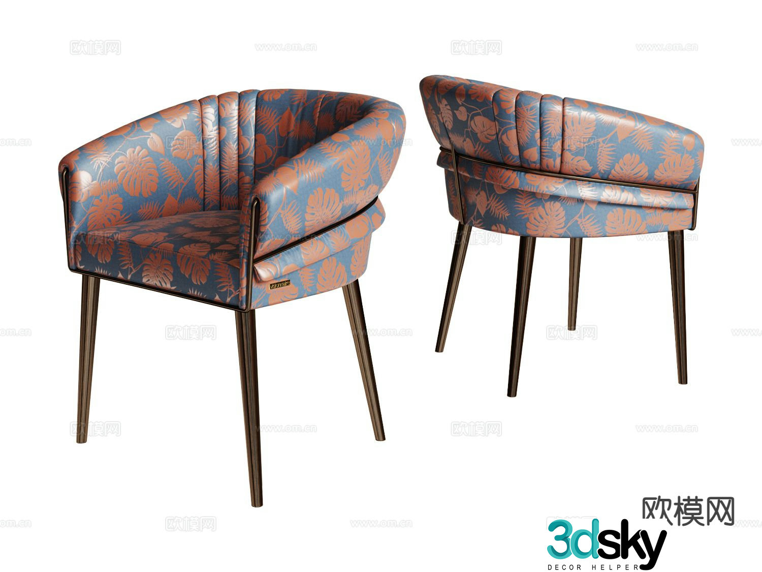 visionnaire chair dining chair 3d model