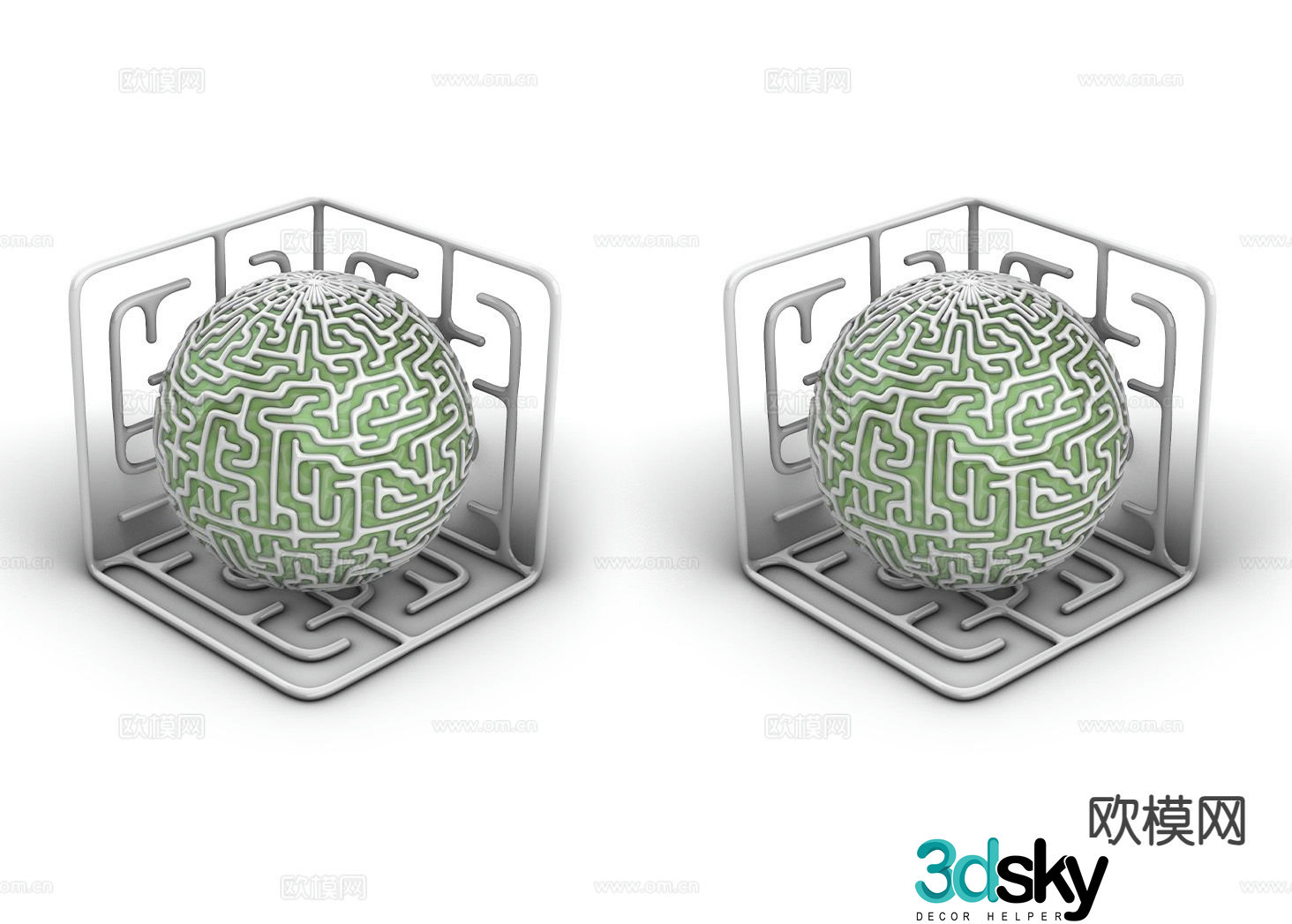 Maze children’s toys maze sketch 3d model