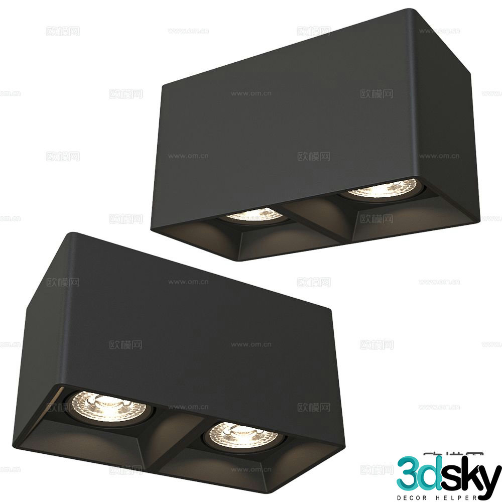 DENKIRS surface mounted downlight spotlight 3d model