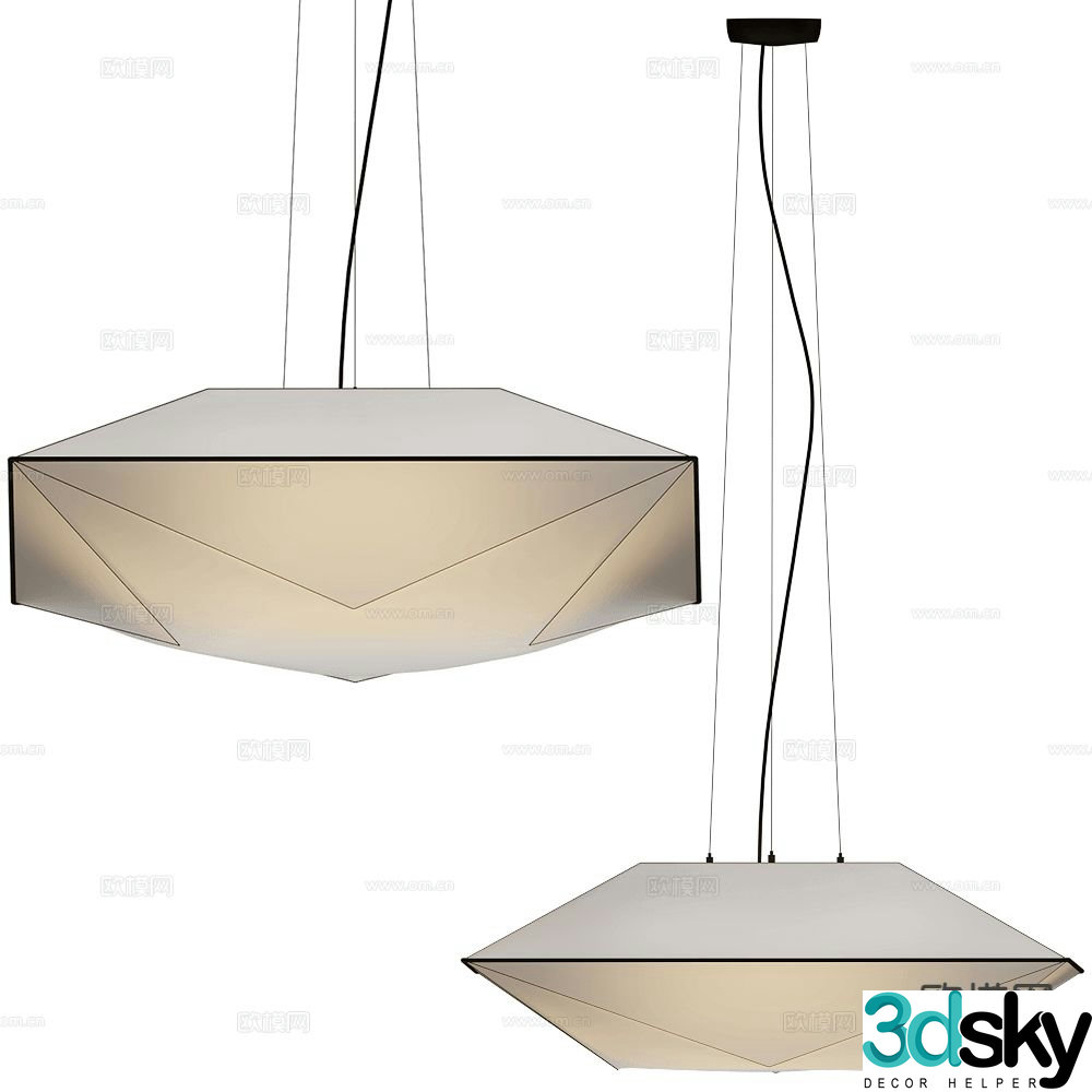 Ole Italian chandelier 3d model