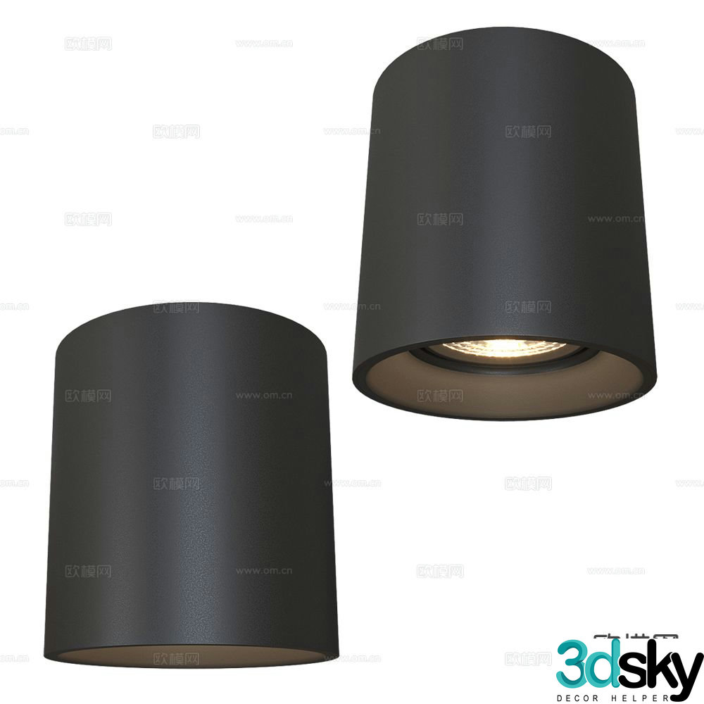 DENKIRS surface mounted downlight spotlight 3d model