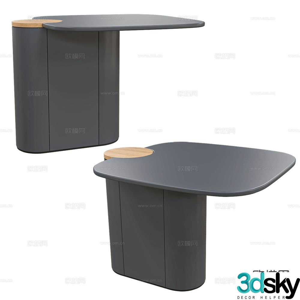 Schiavello side table table table corner table 3d model
