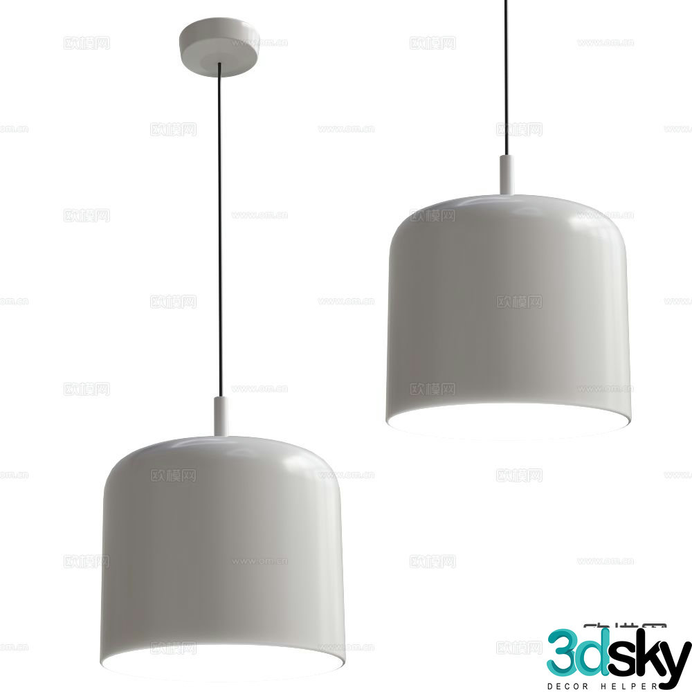 Ole Nordic small chandelier 3d model