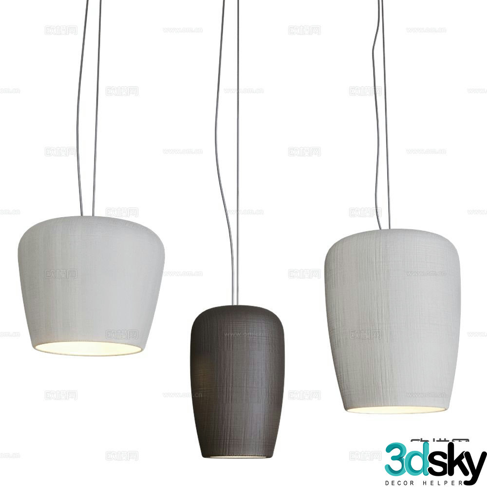 ELITE modern small chandelier 3d model