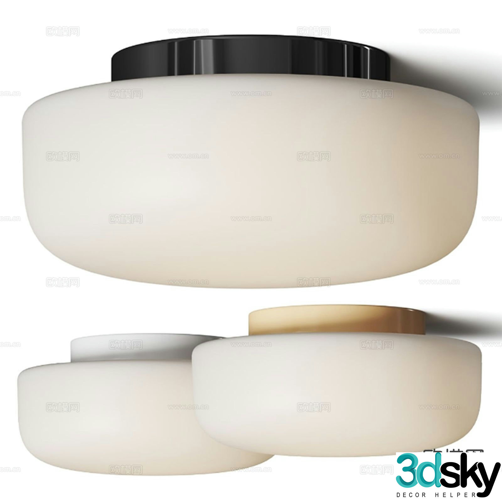Modern ceiling lamp 3d model