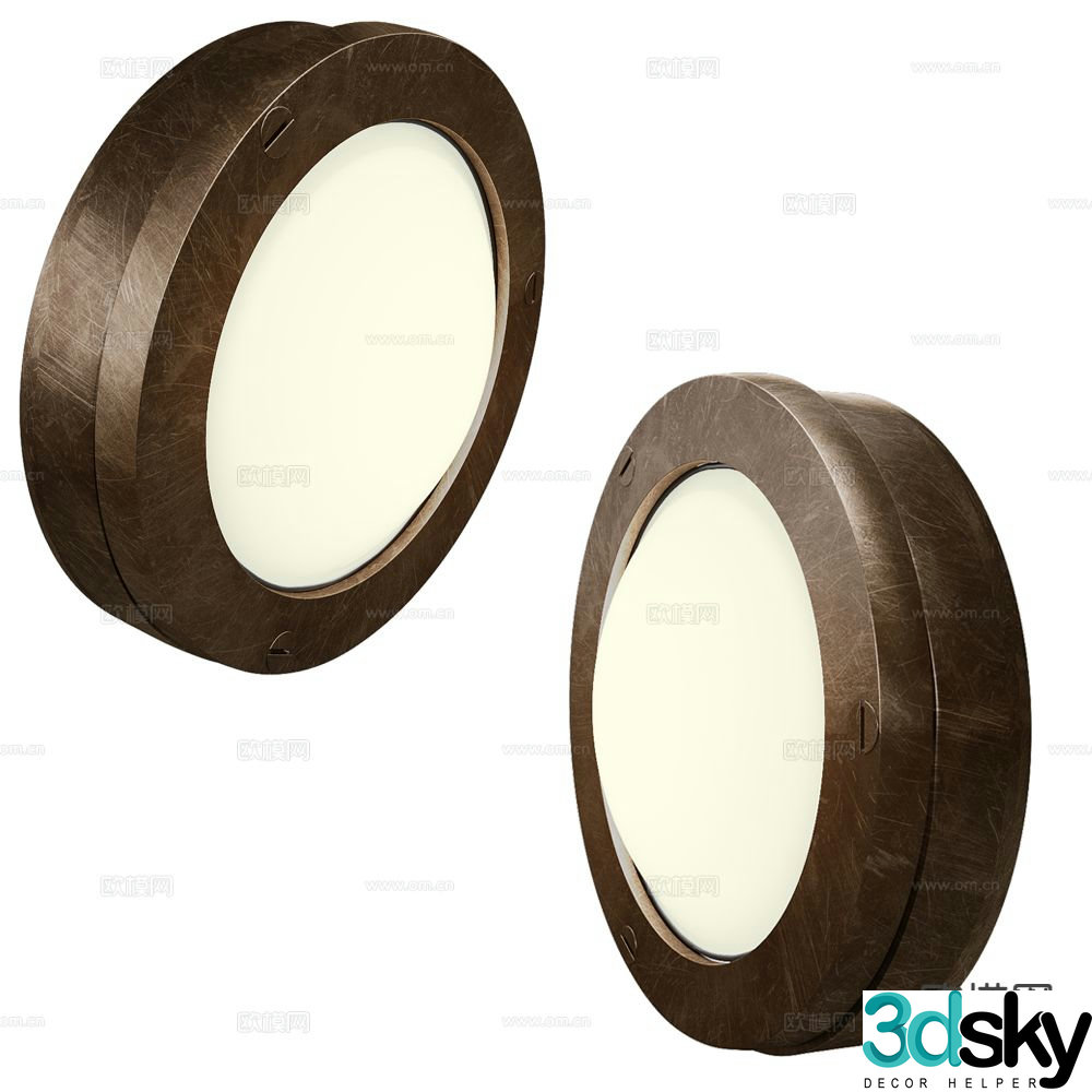 Il Fanale wall lamp 3d model