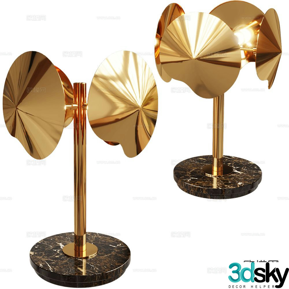 Salto table lamp 3d model