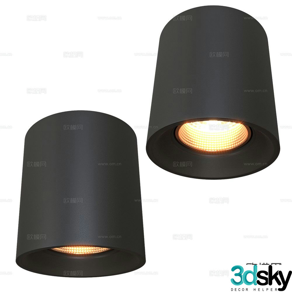 DENKIRS surface mounted downlight spotlight 3d model