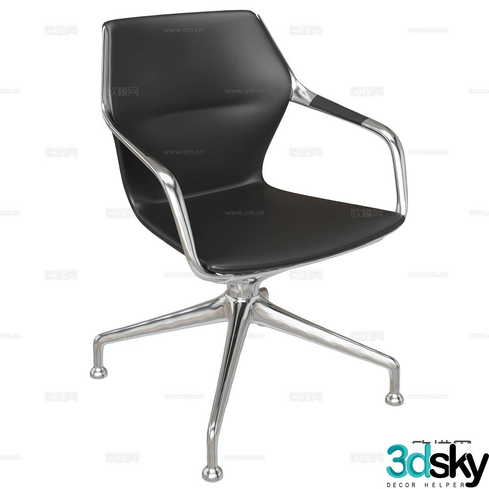 Brunner office chair conference chair class chair 3d model