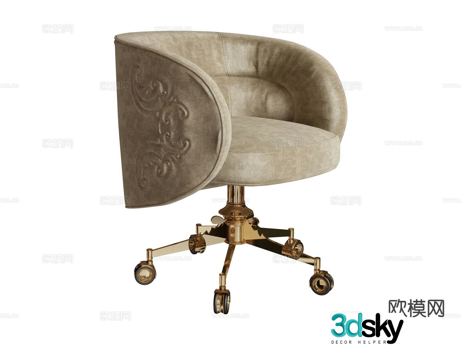 visionnaire office chair 3d model