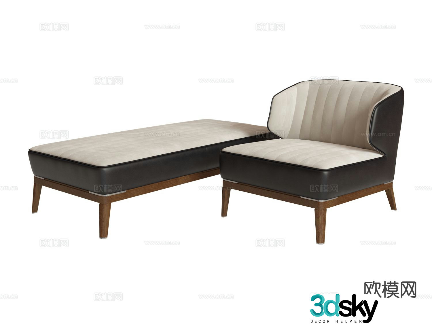 visionnaire chair sofa chair leisure chair 3d model