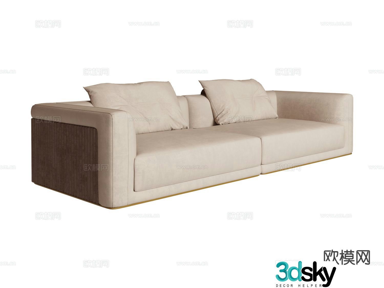 visionnaire loveseat 3d model