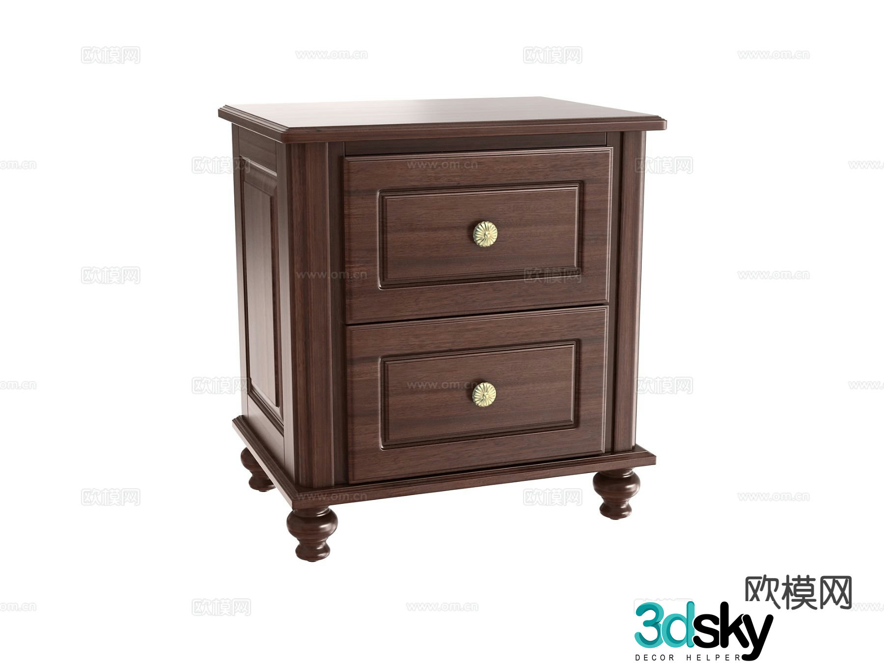 bedside table 3d model