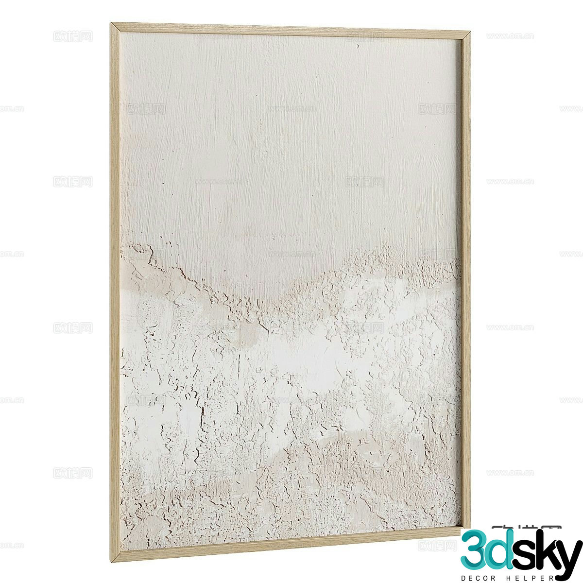 Texture painting decorative painting 3d model