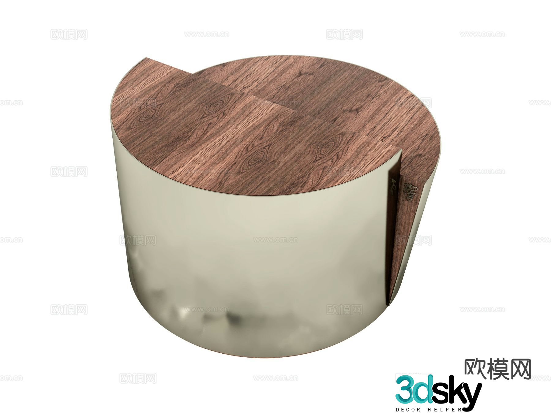 visionnaire corner table table table side table 3d model