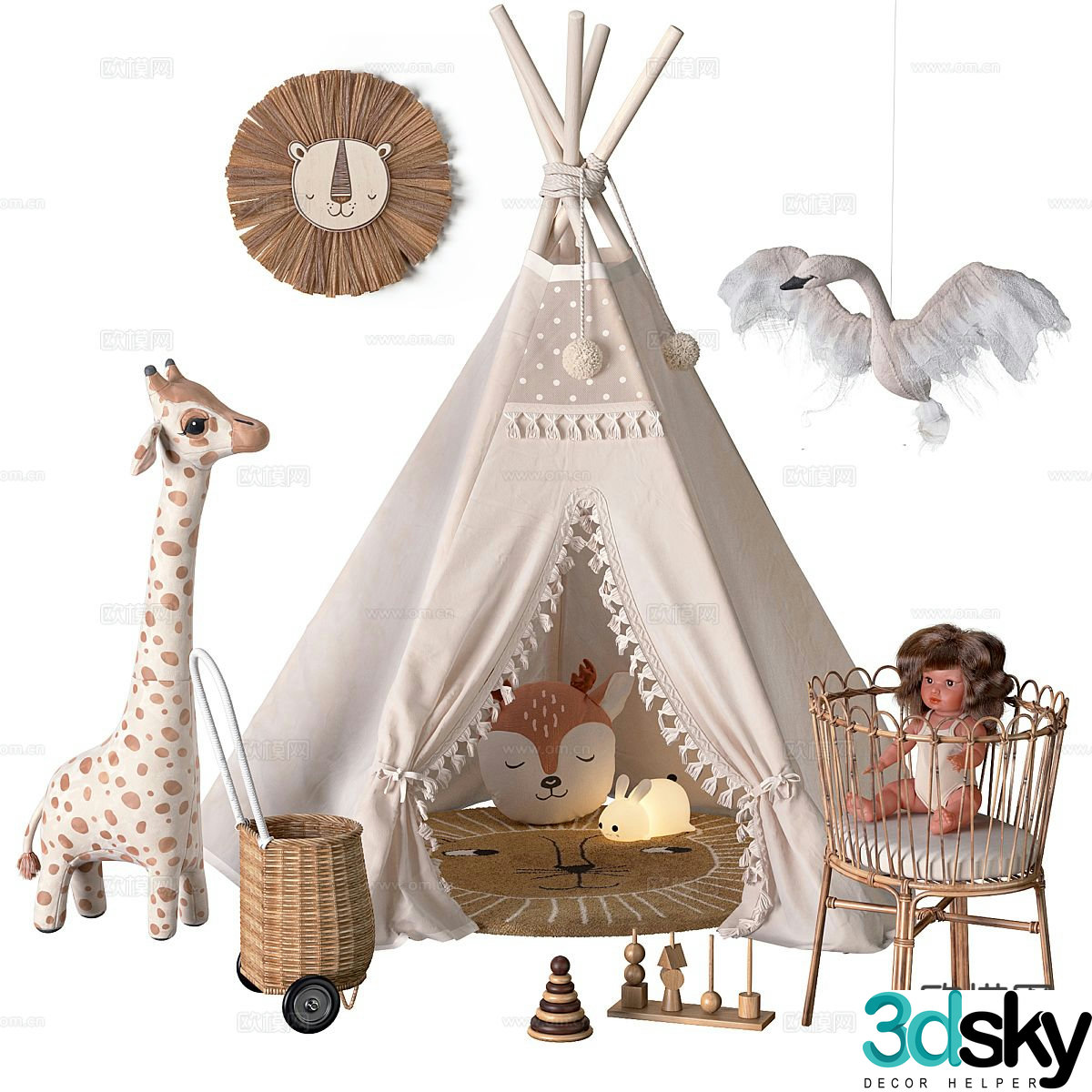 tent 3d model