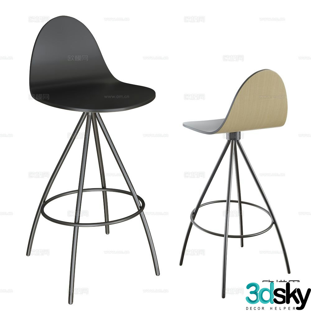 CANCIO bar stool bar stool high stool 3d model