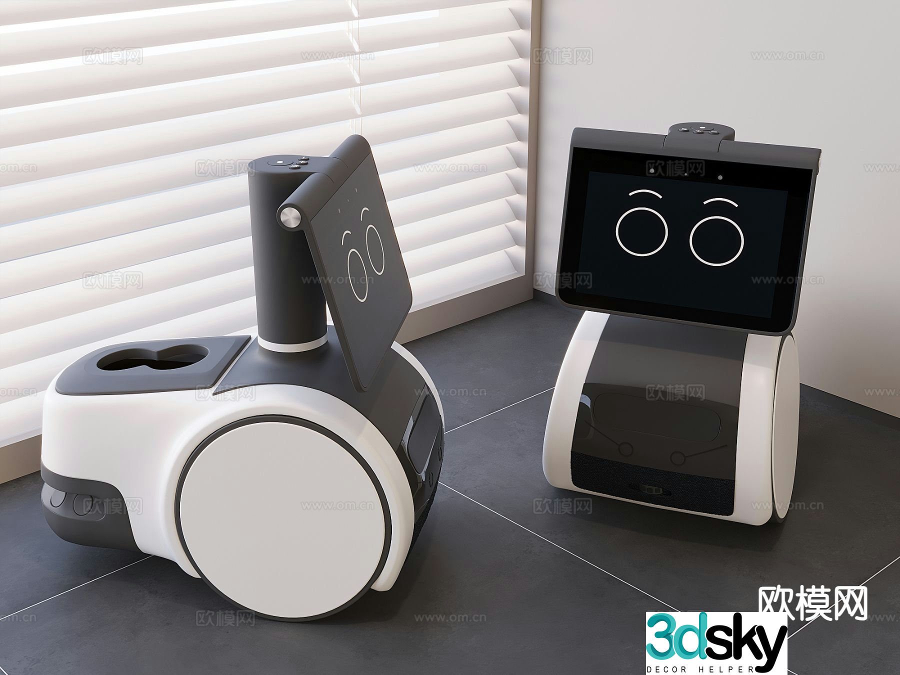 Intelligent robot 3d model