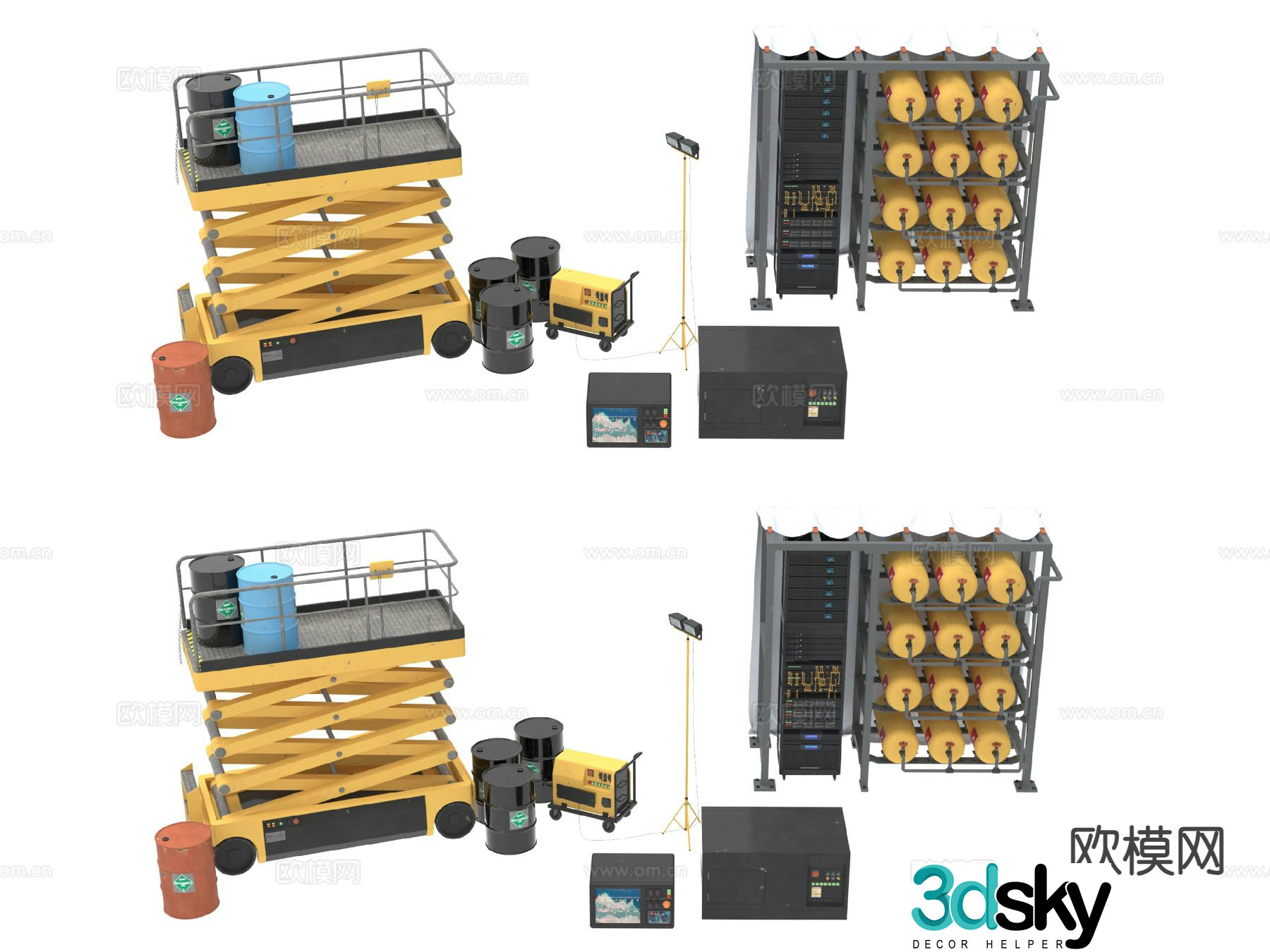Industrial equipment industrial equipment 3d model