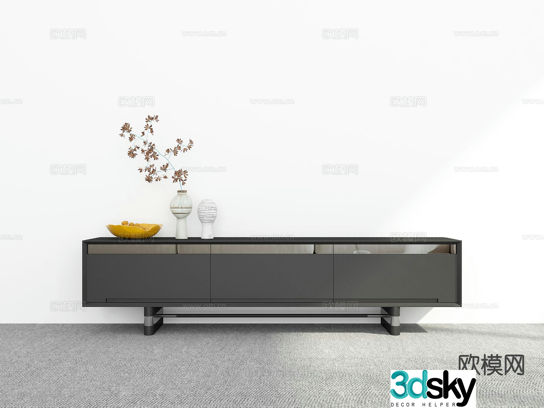 Modern TV cabinet 3d model