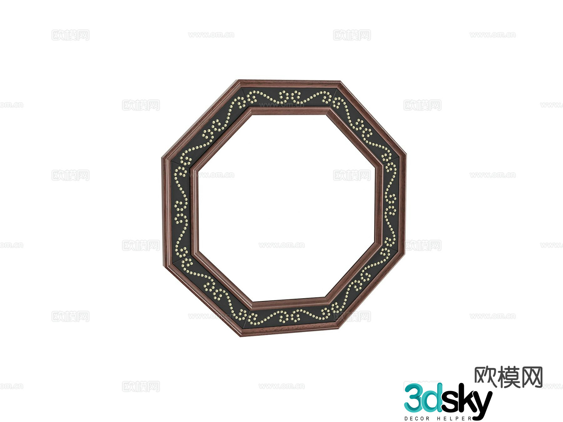 Entrance mirror mirror hanging mirror 3d model