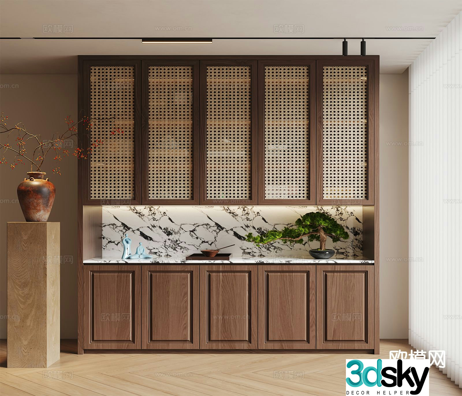 New Chinese sideboard 3d model