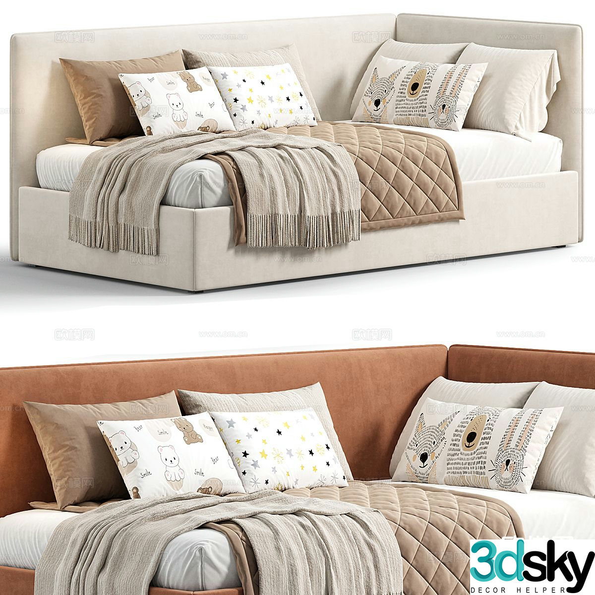 sofa bed 3d model