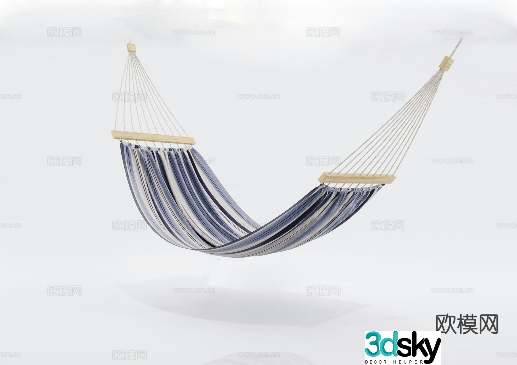 Modern hammock hanging chair 3d model