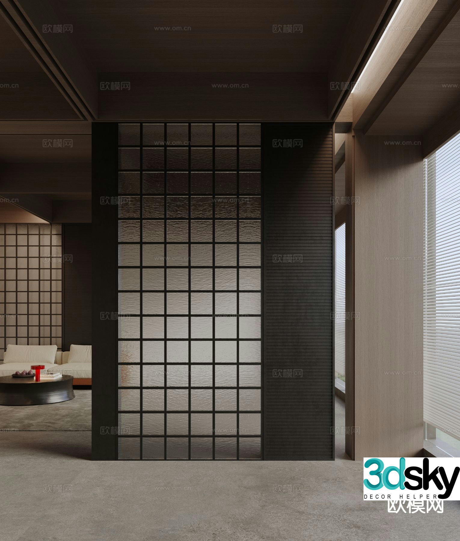 Medieval style entrance hall 3D model