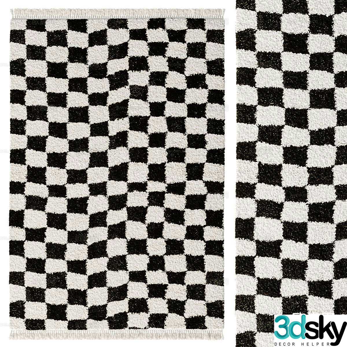 square carpet 3d model