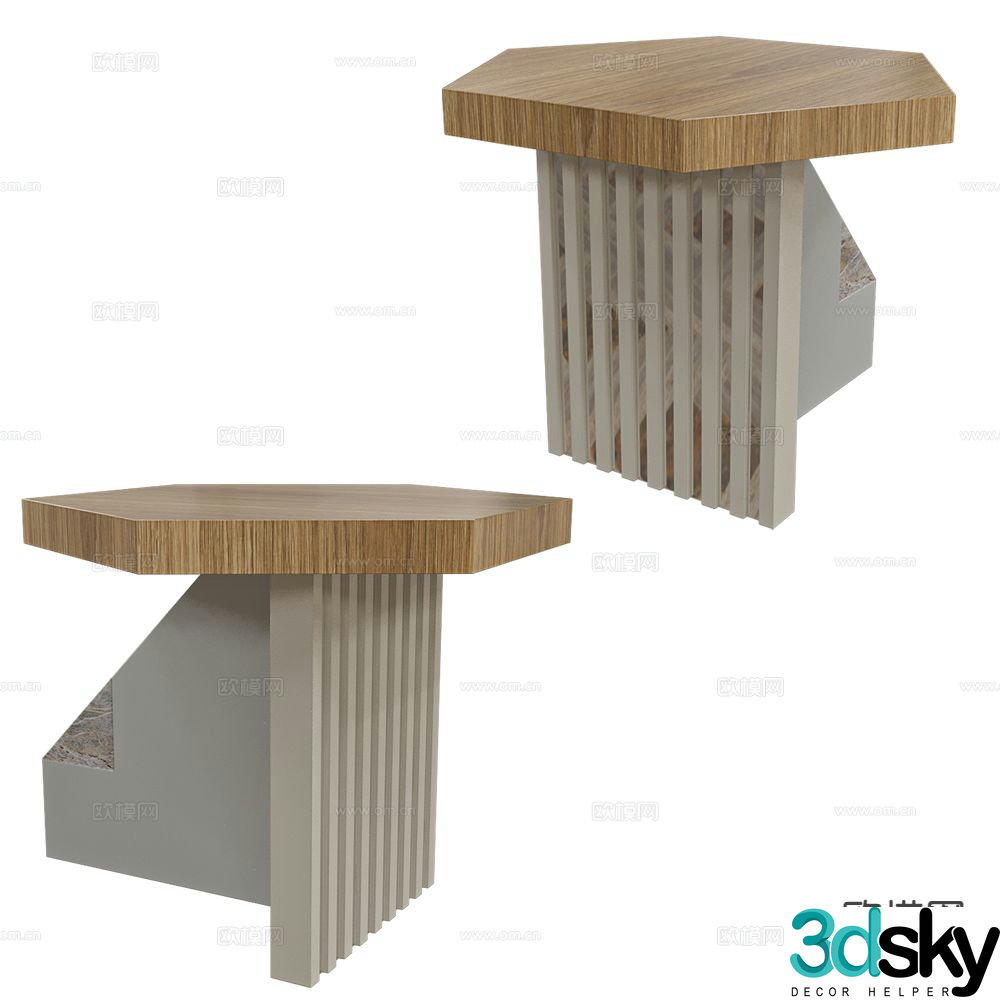 LEBANTO side table corner table table table 3d model