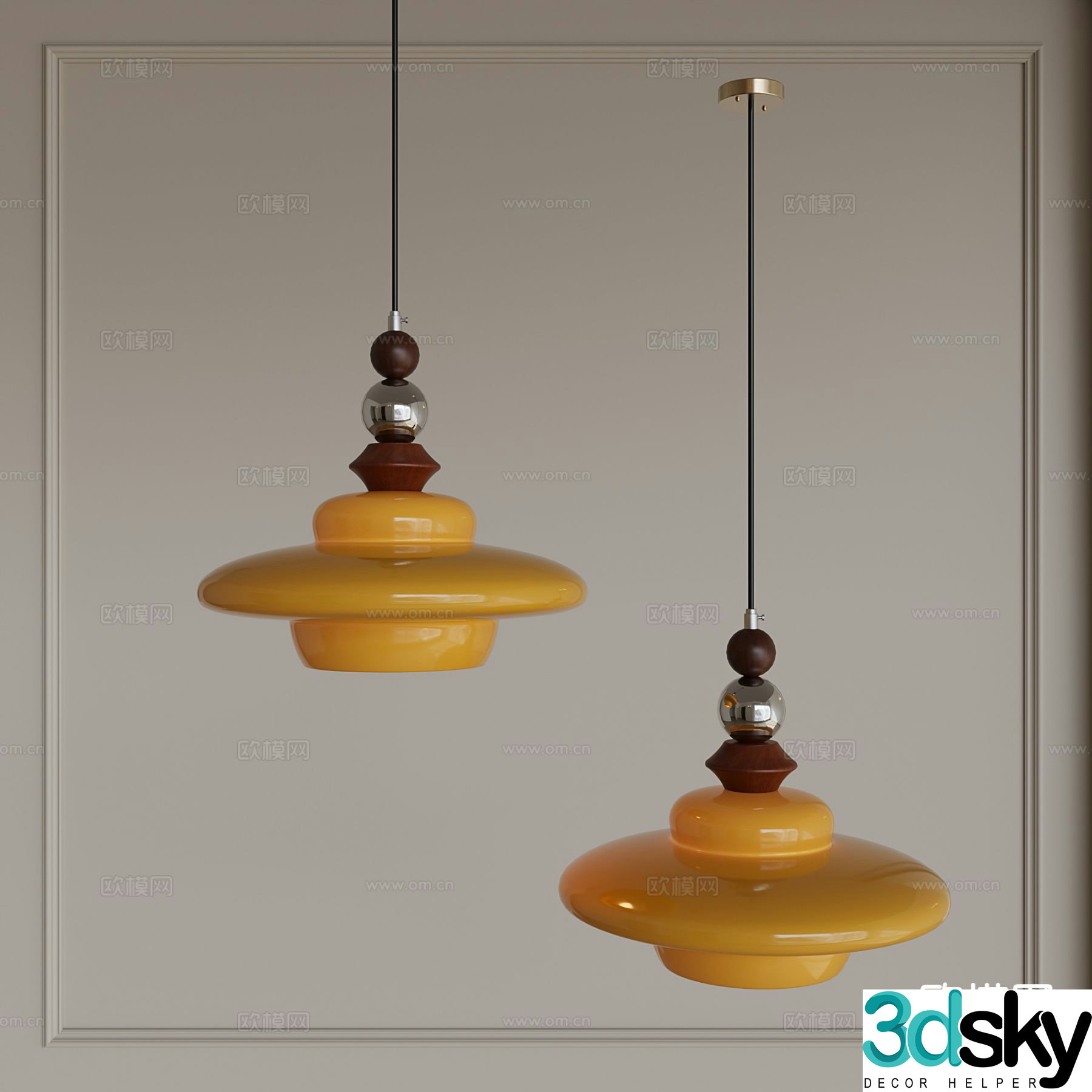 Medieval style chandelier restaurant chandelier 3d model