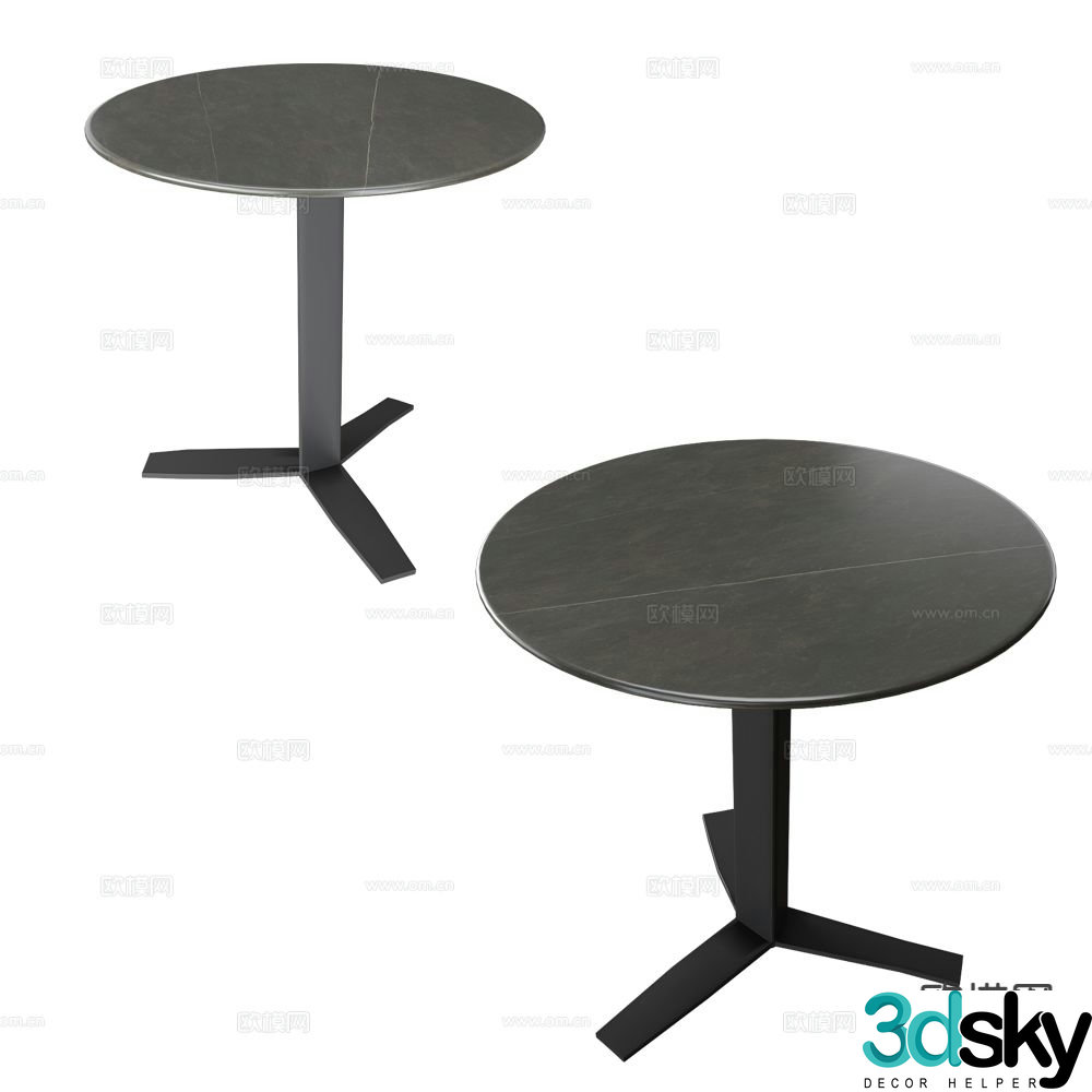 CANCIO marble dining table 3d model