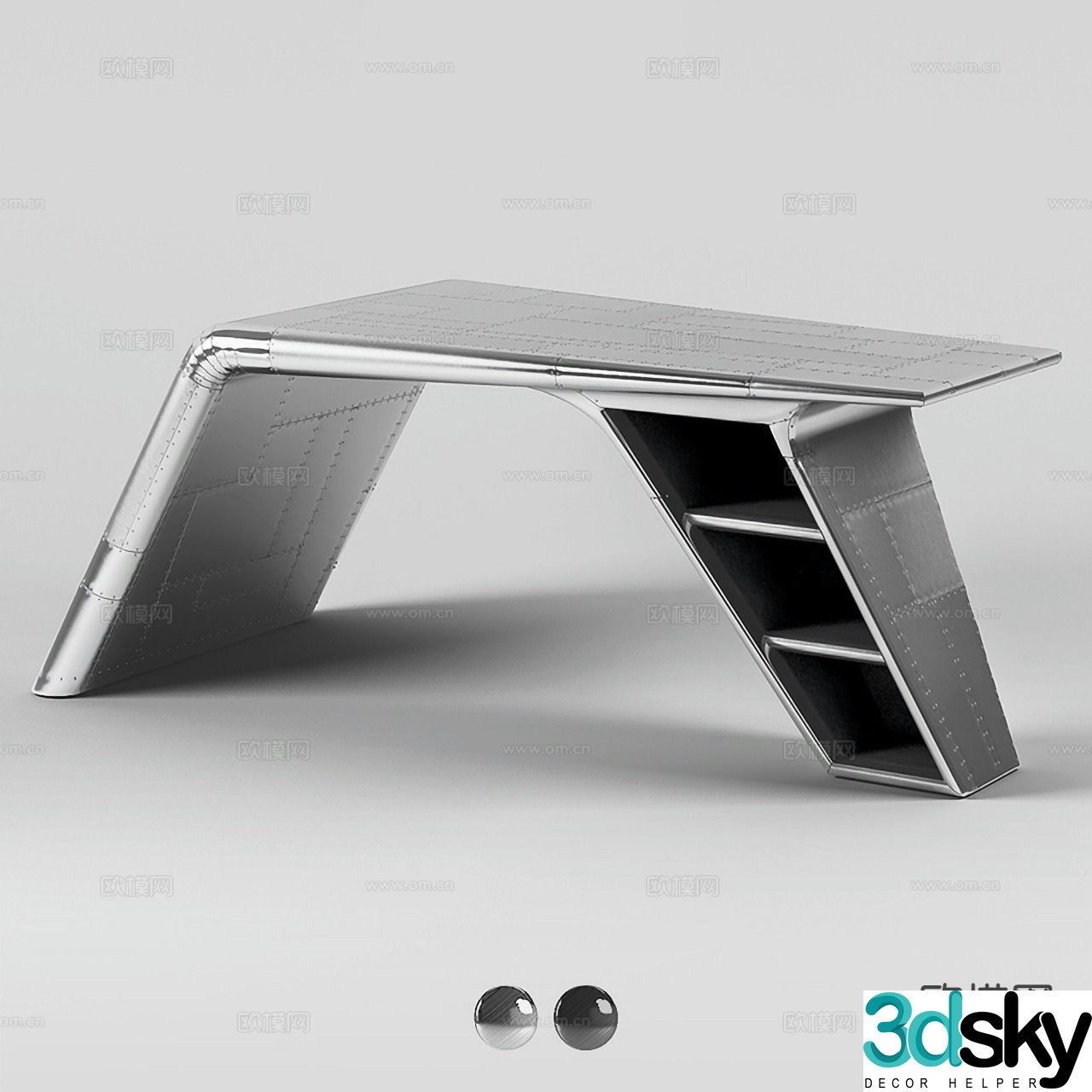 Modern workbench 3d model