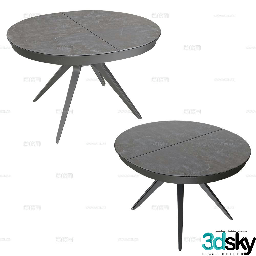 CANCIO jANCIO marble dining table 3d model