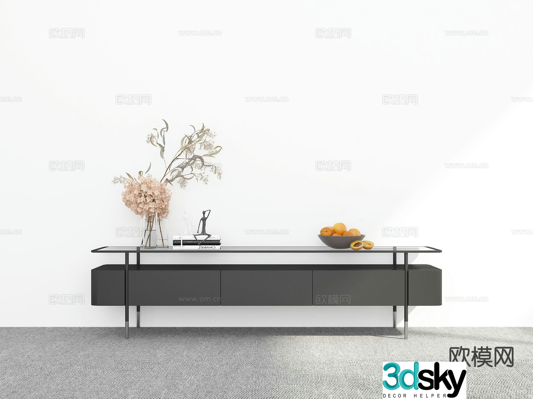 Modern TV cabinet 3d model