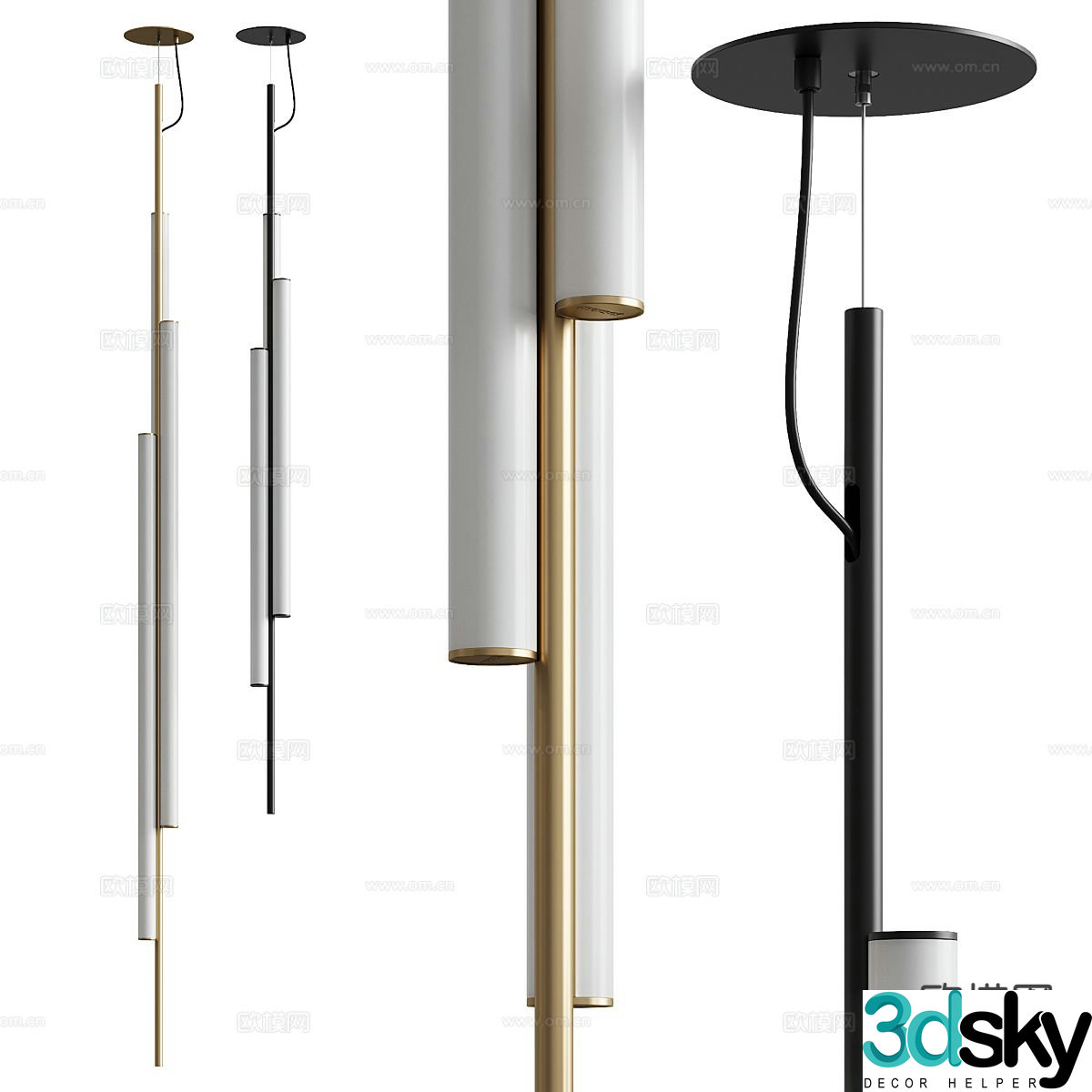 Creative chandelier 3d model
