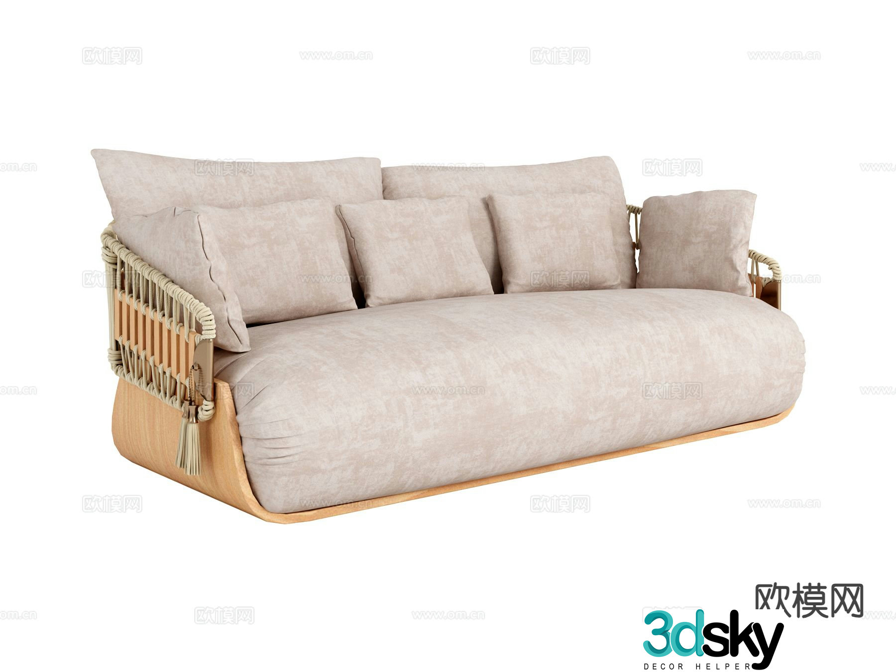 visionnaire loveseat 3d model