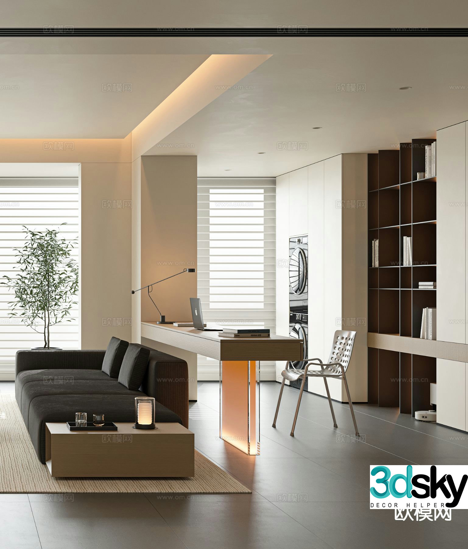 Italian living room 3d model