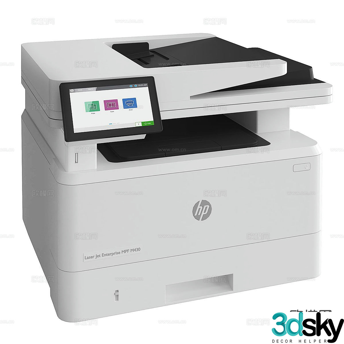 HP hp printer printer 3d model