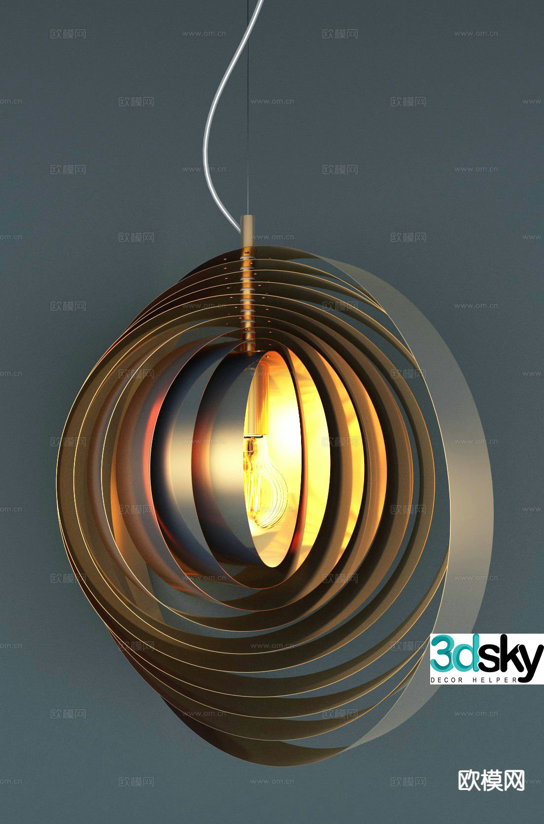 Creative chandelier art chandelier 3d model