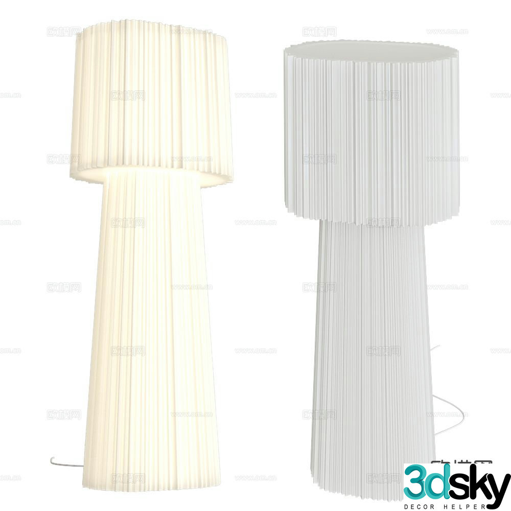 Serralunga creative floor lamp 3d model