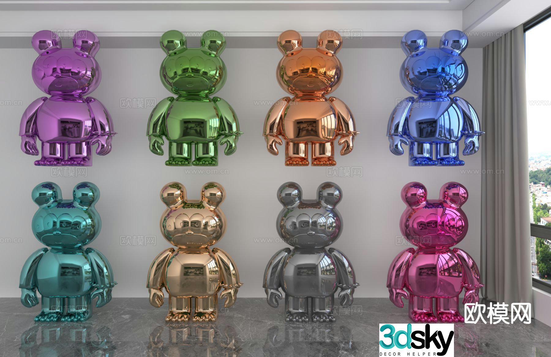 Laser Frog Trendy Toy Doll Doll Ornament 3D Model