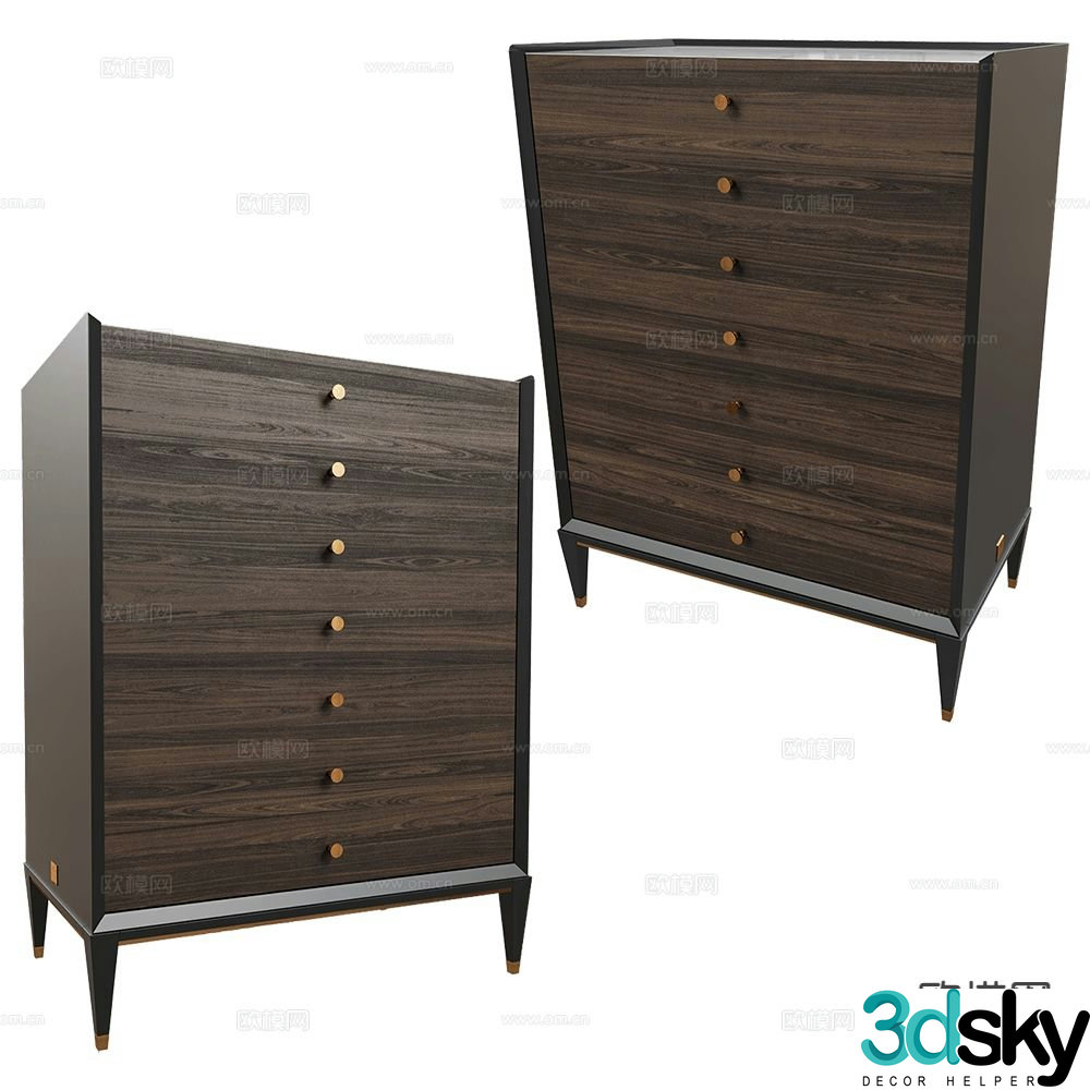 CPRN Italian style chest of drawers 3D model