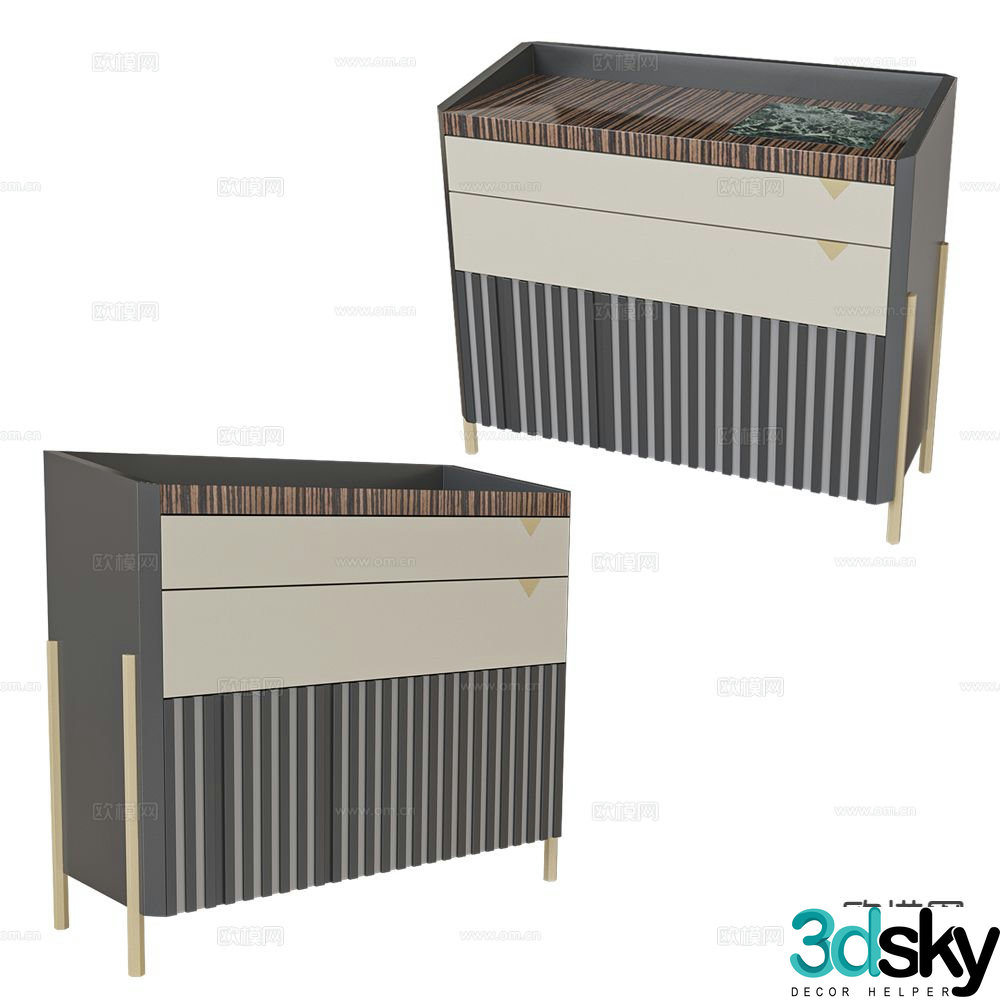 LEBANTO entrance cabinet 3d model