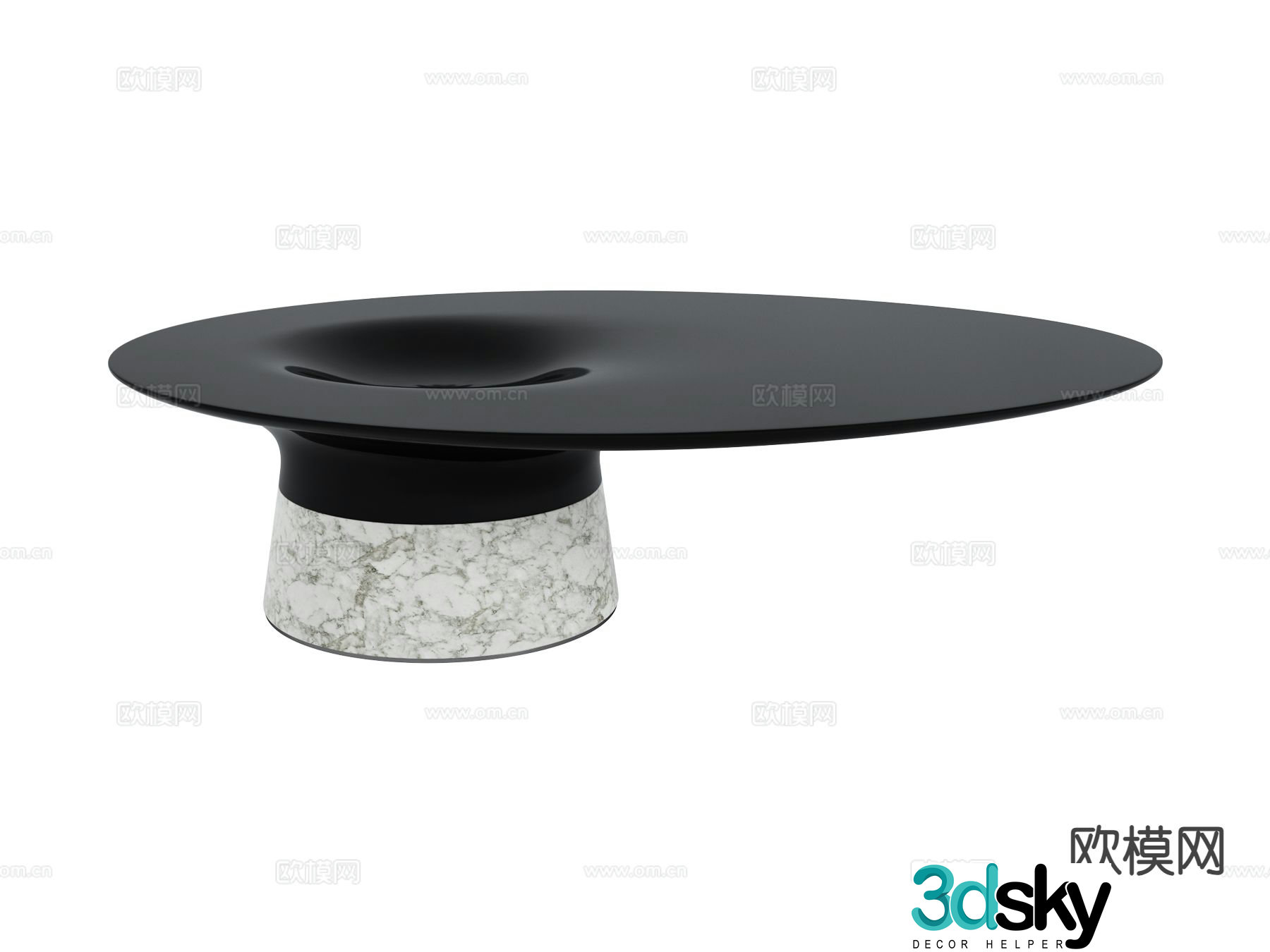 visionnaire italian coffee table 3d model