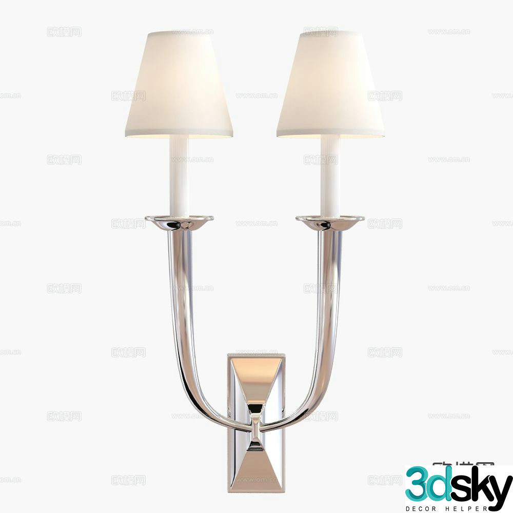 Simple wall lamp bedside wall lamp 3d model