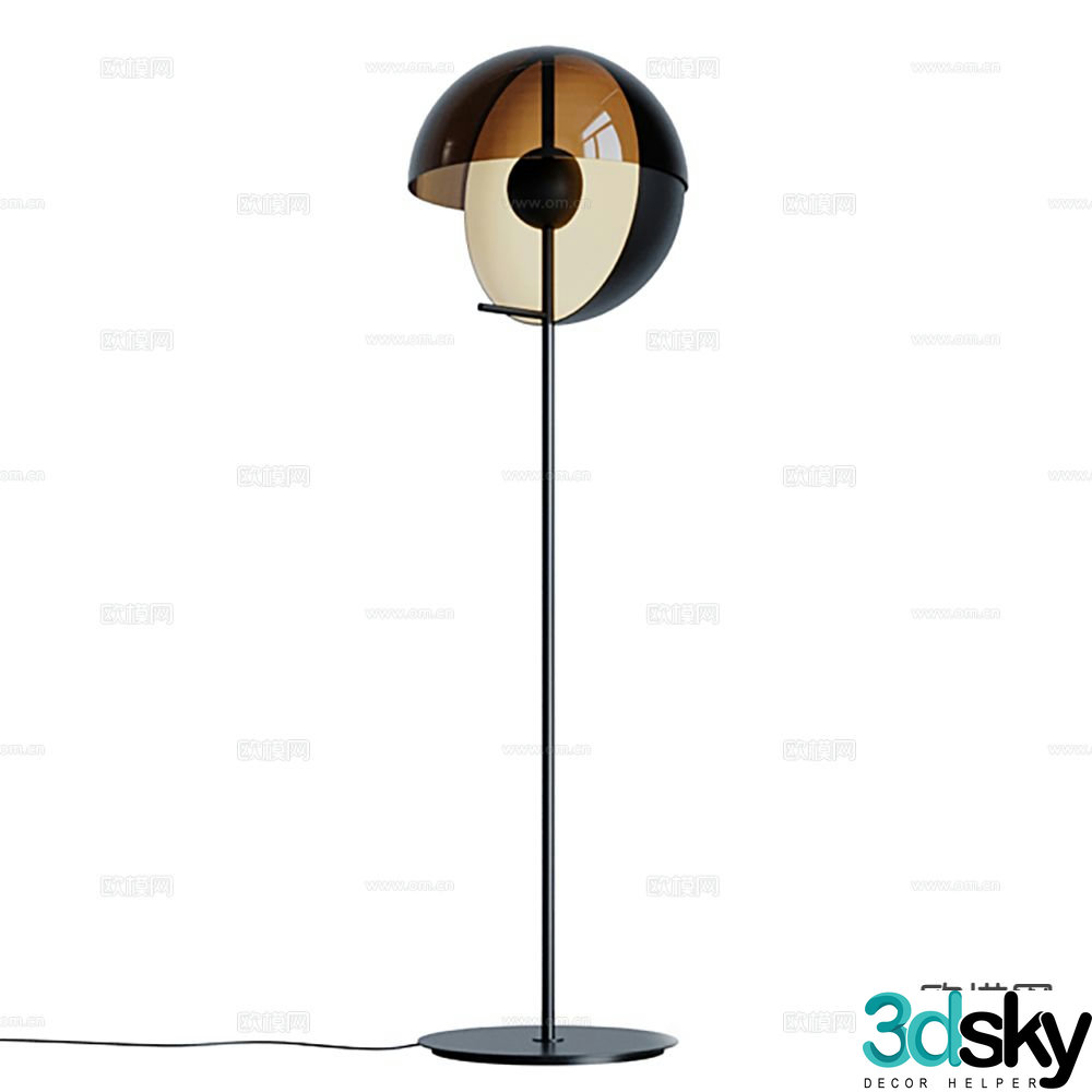Italian lamps lighting floor lamp 3d model