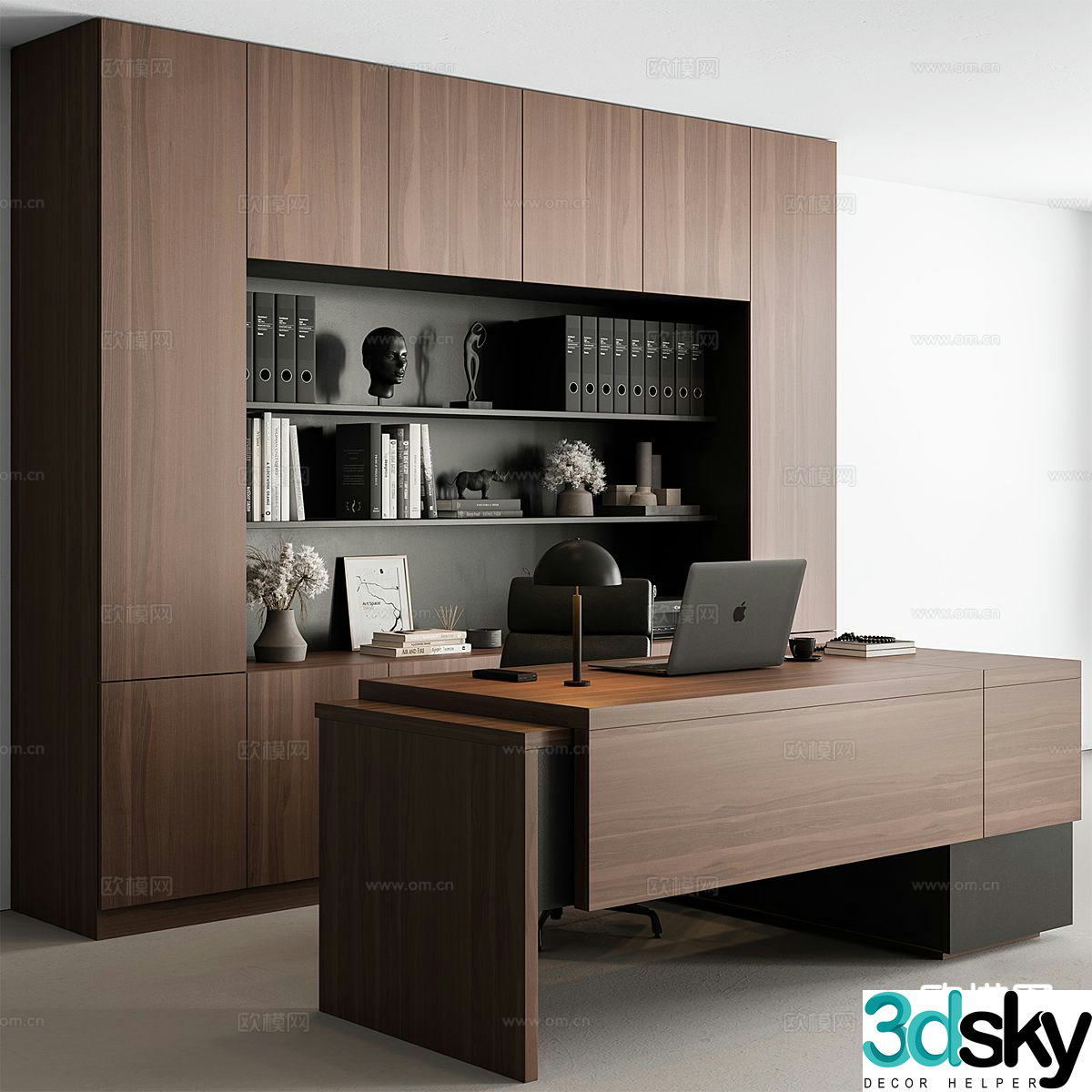 Modern executive desk executive desk boss desk 3D model