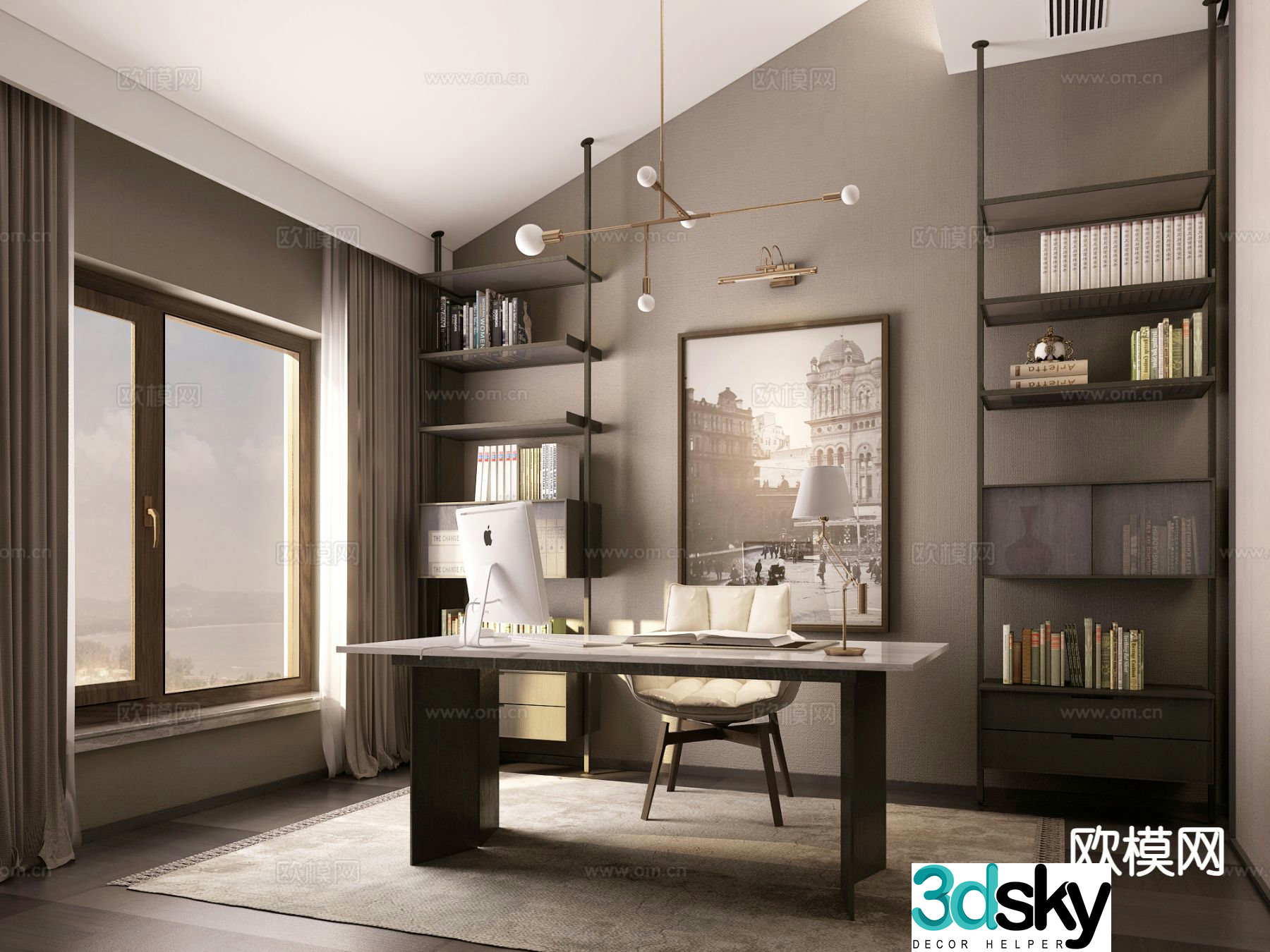 Italian study 3D model